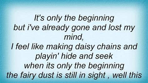 only the beginning lyrics